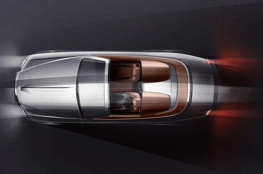 Rolls-Royce fremviser to-sædet Dawn-variant